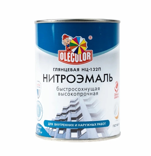 Эмаль Olecolor НЦ-132П 1.7 кг (белый) Эмаль Olecolor НЦ-132П 1.7 кг (белый)