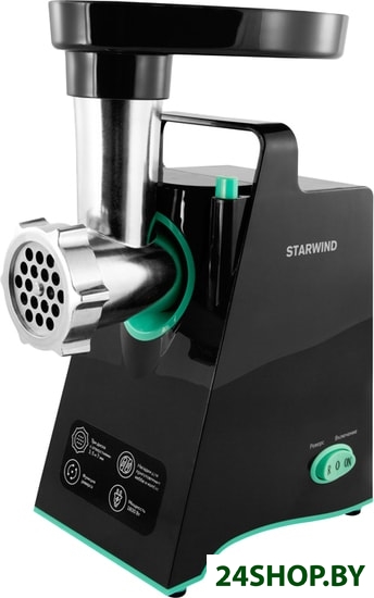 Мясорубка StarWind SMG4480 (темно-серый/бирюзовый) Мясорубка StarWind SMG4480 (темно-серый/бирюзовый)