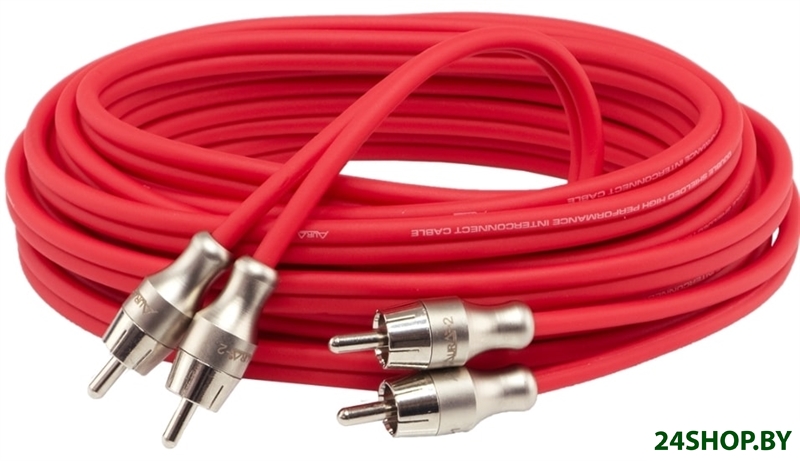 Кабель Aura RCA - RCA RCA-B25 SE (5 м, красный) Кабель Aura RCA - RCA RCA-B25 SE (5 м, красный)