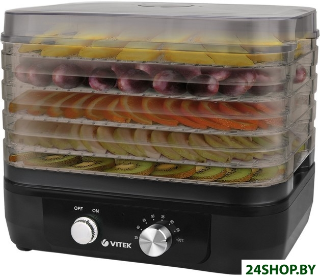 Сушилка для овощей и фруктов Vitek VT-5054 BK Сушилка для овощей и фруктов Vitek VT-5054 BK