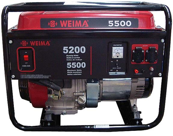 Бензиновый генератор WEIMA WM 5500 Бензиновый генератор WEIMA WM 5500