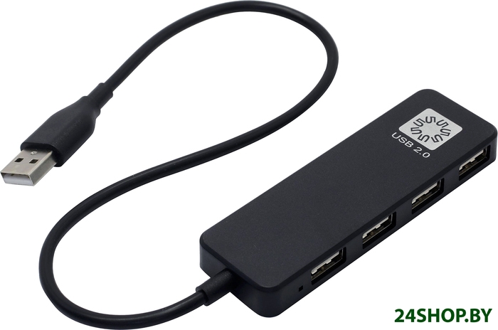USB-хаб 5bites HB24-209BK USB-хаб 5bites HB24-209BK