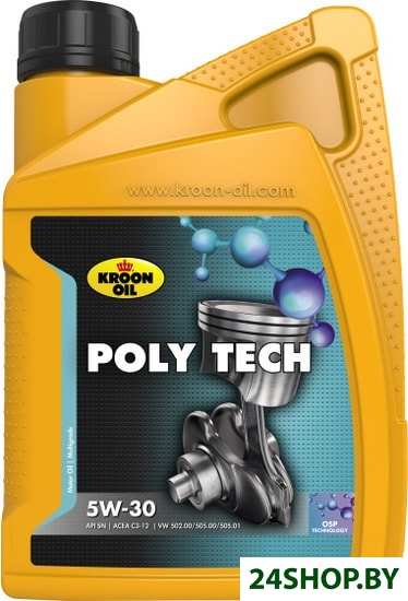 Моторное масло Kroon Oil Poly Tech 5W-30 1л Моторное масло Kroon Oil Poly Tech 5W-30 1л