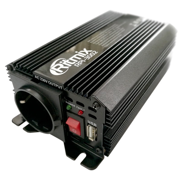 Автомобильный инвертор Ritmix RPI-3002 Автомобильный инвертор Ritmix RPI-3002