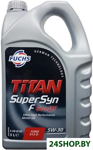 Моторное масло Fuchs Titan Supersyn F ECO-DT 5W-30 5л Моторное масло Fuchs Titan Supersyn F ECO-DT 5W-30 5л