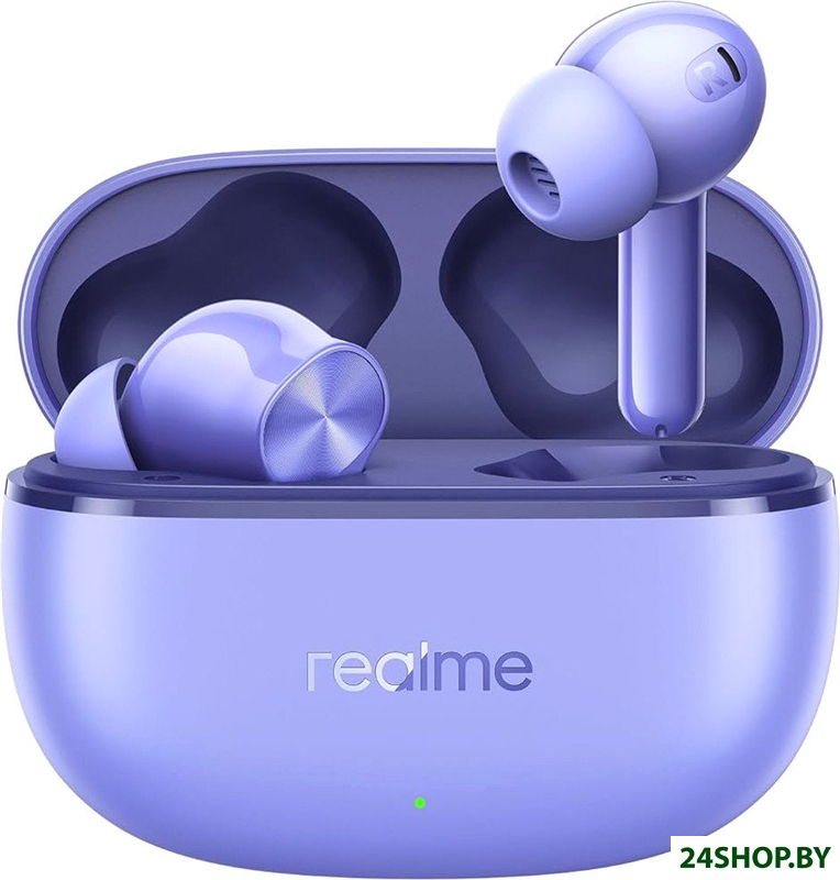 Наушники Realme Buds T200 Lite (сиреневый) Наушники Realme Buds T200 Lite (сиреневый)