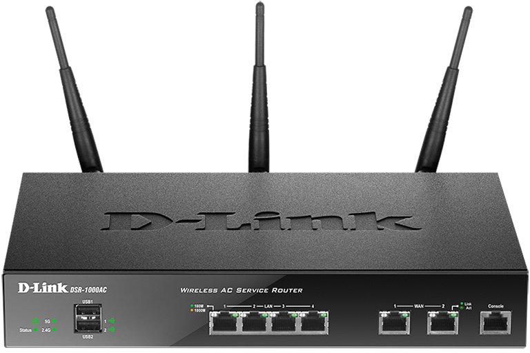 Беспроводной маршрутизатор D-Link DSR-1000AC/RU Беспроводной маршрутизатор D-Link DSR-1000AC/RU