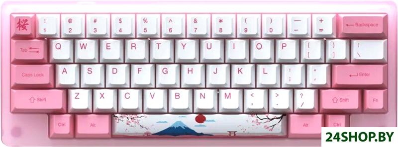 Клавиатура Akko ACR 59 Acrylic Tokyo (Akko CS Jelly Pink) Клавиатура Akko ACR 59 Acrylic Tokyo (Akko CS Jelly Pink)