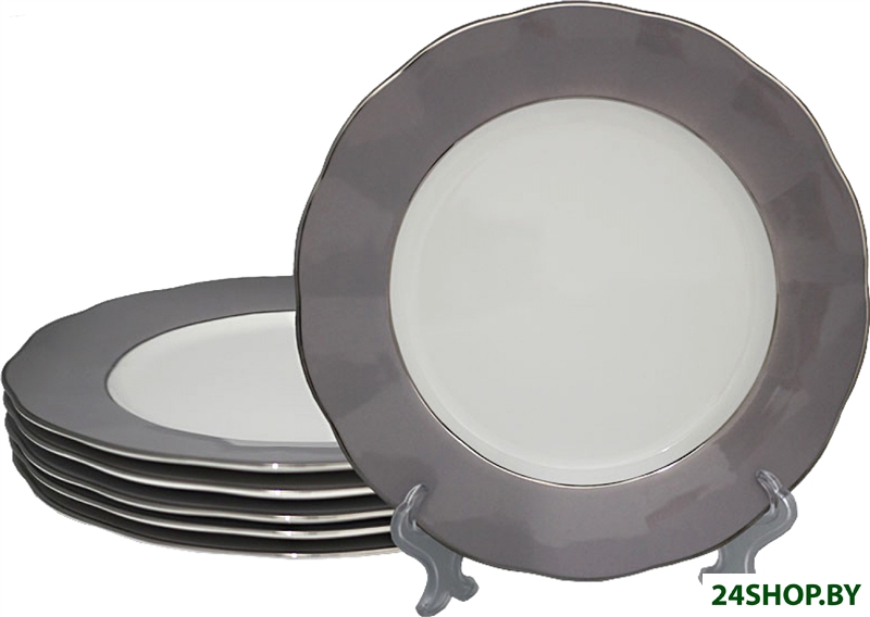 Набор обеденных тарелок Lenardi Smoky 108-309 Набор обеденных тарелок Lenardi Smoky 108-309