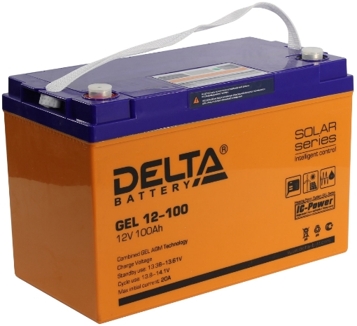 Аккумулятор для ИБП Delta GEL 12-100 (12V, 100Ah) Аккумулятор для ИБП Delta GEL 12-100 (12V, 100Ah)