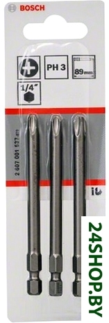 Набор оснастки Bosch 2607001537 (3 предмета) Набор оснастки Bosch 2607001537 (3 предмета)