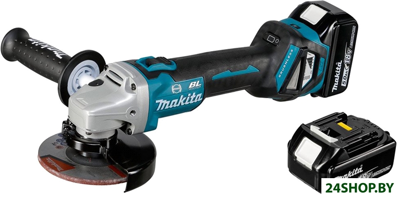 Угловая шлифмашина Makita DGA513RTJ (с 2-мя АКБ) Угловая шлифмашина Makita DGA513RTJ (с 2-мя АКБ)