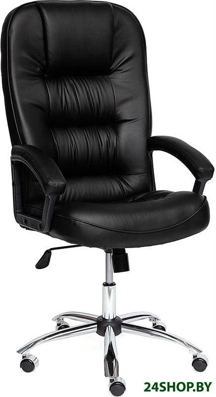 Кресло TetChair Сн9944 (иск. кожа/ткань, хром/черный) Кресло TetChair Сн9944 (иск. кожа/ткань, хром/черный)