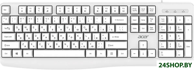 Клавиатура Acer OKW301 (белый) Клавиатура Acer OKW301 (белый)