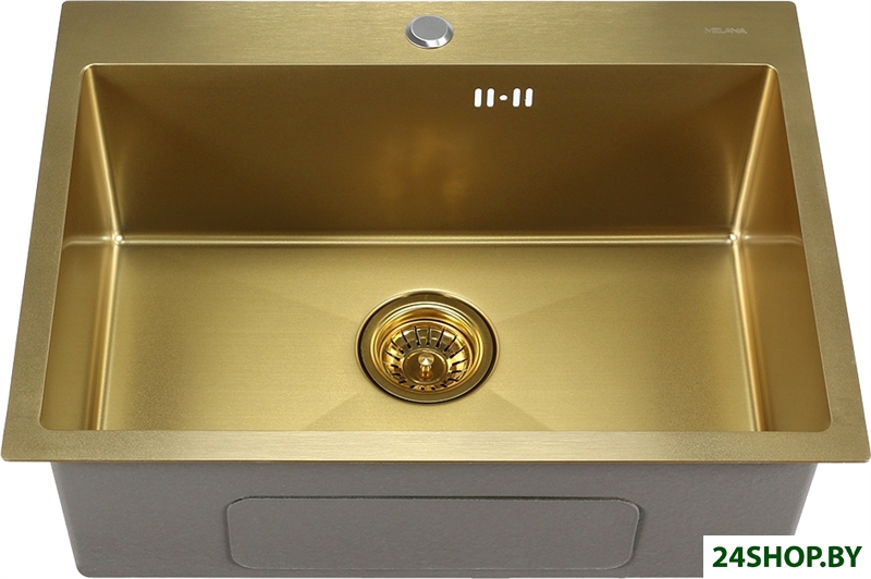 Кухонная мойка Melana ProfLine D6045HG (сатин золотой, глубина 22 см, сталь 3 мм) Кухонная мойка Melana ProfLine D6045HG (сатин золотой, глубина 22 см, сталь 3 мм)