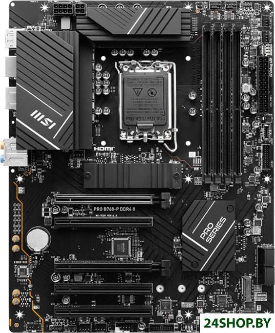 Материнская плата MSI Pro B760-P DDR4 II Материнская плата MSI Pro B760-P DDR4 II