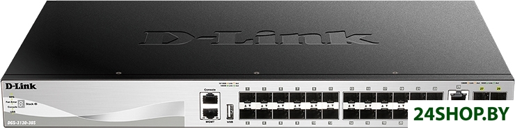 Управляемый коммутатор 3-го уровня D-Link DGS-3130-30S/B1A Управляемый коммутатор 3-го уровня D-Link DGS-3130-30S/B1A