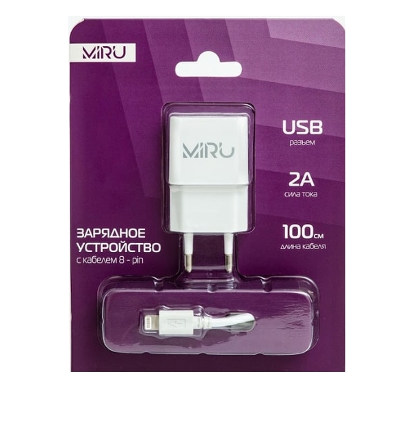 Сетевое зарядное устройство Miru 5027 (белый) Сетевое зарядное устройство Miru 5027 (белый)