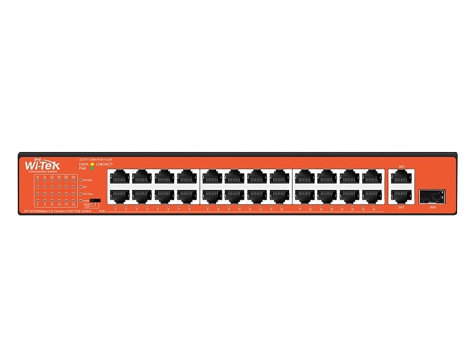 Неуправляемый коммутатор Wi-Tek WI-PS526GH Неуправляемый коммутатор Wi-Tek WI-PS526GH