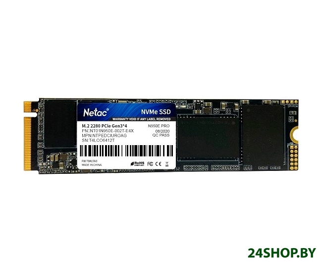 SSD Netac N950E PRO 2TB NT01N950E-002T-E4X SSD Netac N950E PRO 2TB NT01N950E-002T-E4X