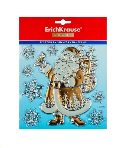 Набор наклеек Erich Krause Decor Дед Мороз (46716) Набор наклеек Erich Krause Decor Дед Мороз (46716)