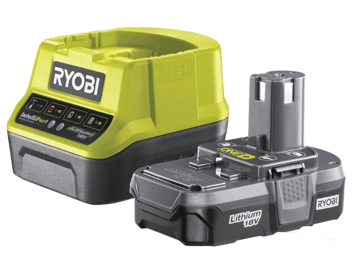 Аккумулятор с зарядным устройством Ryobi RC18120-113 5133003354 (18В/1.3 Ah + 18В) Аккумулятор с зарядным устройством Ryobi RC18120-113 5133003354 (18В/1.3 Ah + 18В)