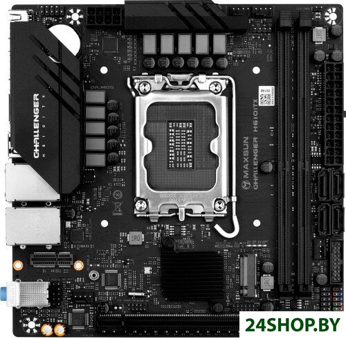 Материнская плата Maxsun Challenger H610 ITX 2LAN V3 Материнская плата Maxsun Challenger H610 ITX 2LAN V3