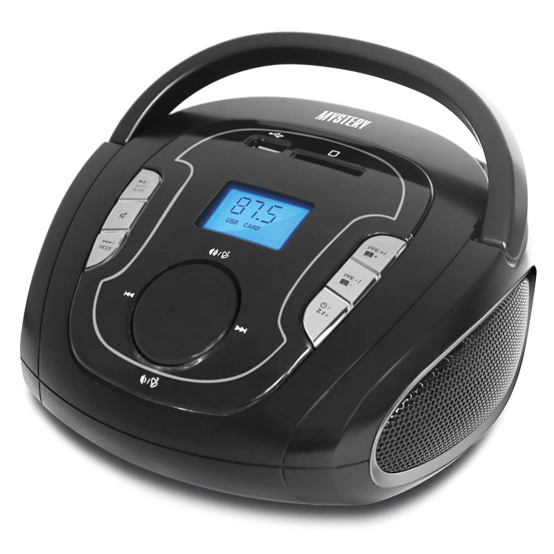 Портативная аудиосистема MYSTERY BM-6008UB (черный/серый) Портативная аудиосистема MYSTERY BM-6008UB (черный/серый)