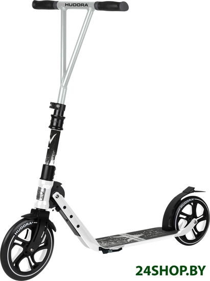 Двухколесный подростковый самокат Hudora Big Wheel Generation V 230 14116 (белый) Двухколесный подростковый самокат Hudora Big Wheel Generation V 230 14116 (белый)