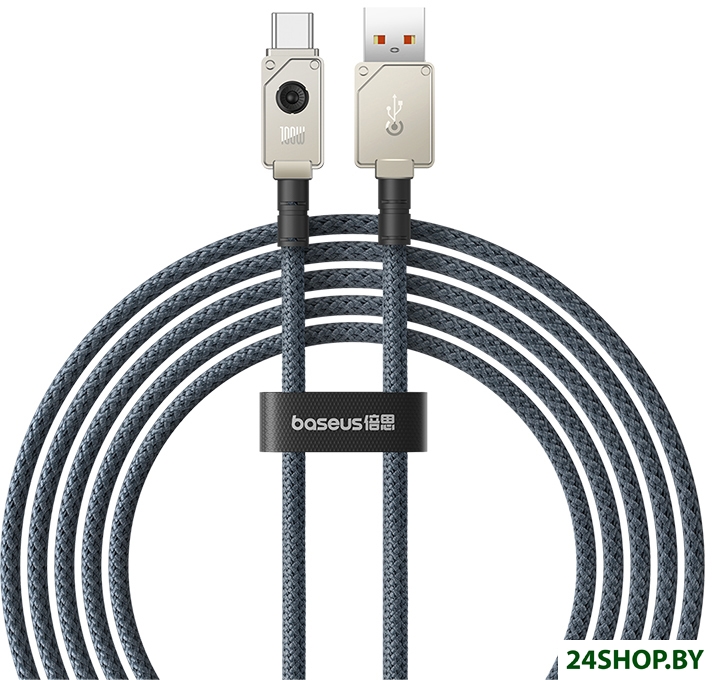 Кабель Baseus Unbreakable Series USB Type-A - USB Type-C (2 м, белый) Кабель Baseus Unbreakable Series USB Type-A - USB Type-C (2 м, белый)