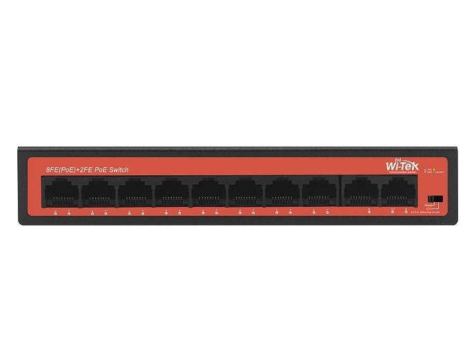 Неуправляемый коммутатор Wi-Tek WI-PS210H Неуправляемый коммутатор Wi-Tek WI-PS210H
