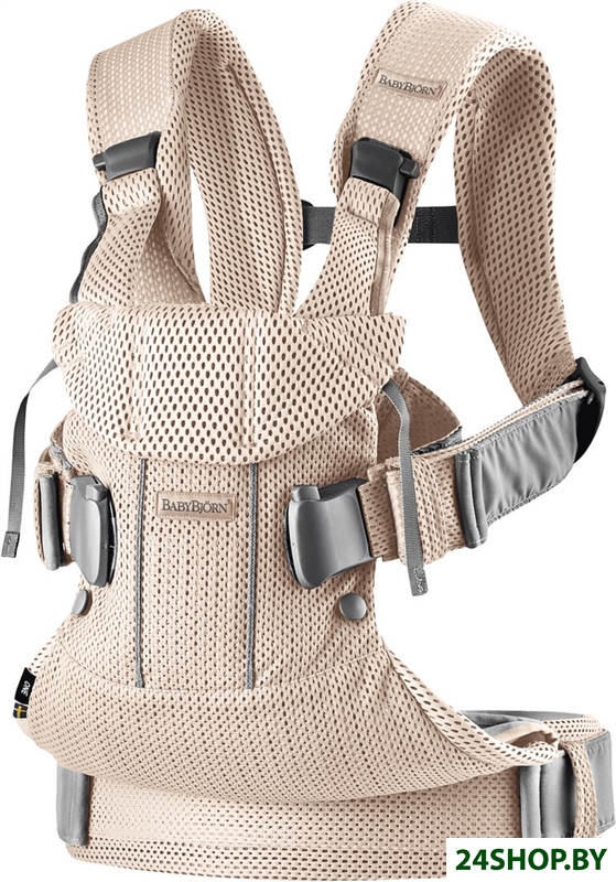 Рюкзак-переноска BabyBjorn One Air Mesh 0980.01 (жемчужно-розовый) Рюкзак-переноска BabyBjorn One Air Mesh 0980.01 (жемчужно-розовый)
