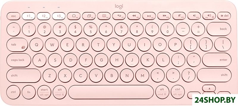 Клавиатура Logitech Multi-Device K380 Bluetooth (розовый) Клавиатура Logitech Multi-Device K380 Bluetooth (розовый)