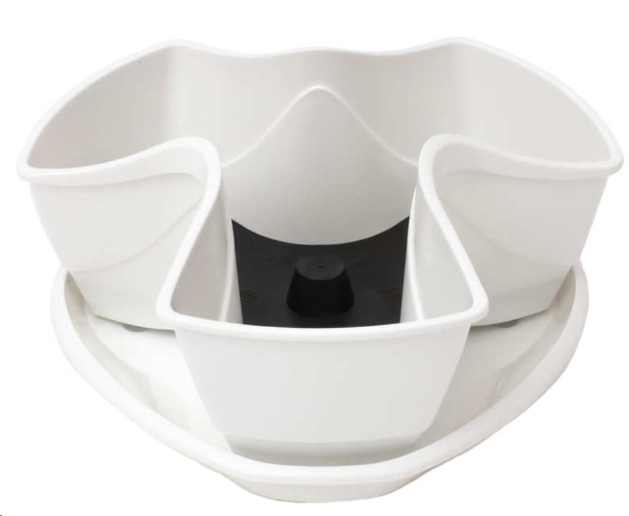 Горшок Prosperplast Coubi DKN3001-S449 (белый) Горшок Prosperplast Coubi DKN3001-S449 (белый)