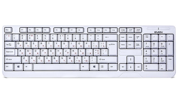 Клавиатура SVEN KB-C2200W Клавиатура SVEN KB-C2200W