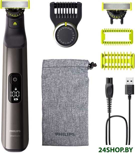 Универсальный триммер Philips OneBlade Pro 360 Face + Body QP6552/15 Универсальный триммер Philips OneBlade Pro 360 Face + Body QP6552/15