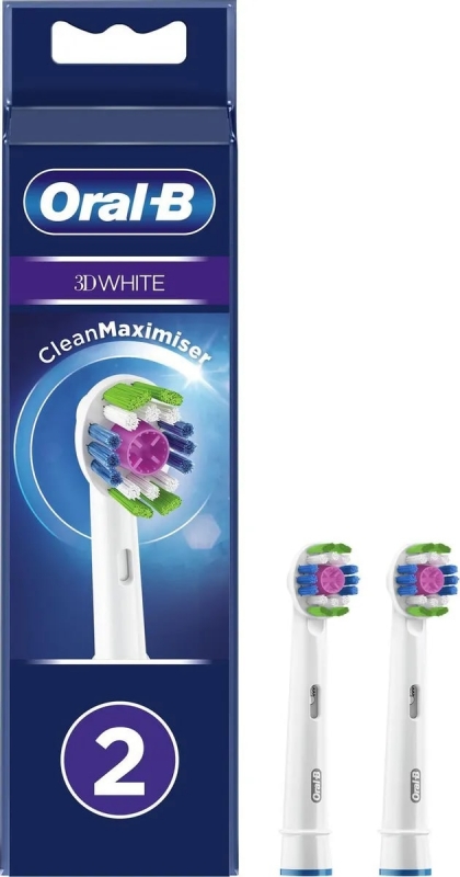 Сменная насадка Oral-B EB18рRB 3D White CleanMaximiser (2 шт) Сменная насадка Oral-B EB18рRB 3D White CleanMaximiser (2 шт)