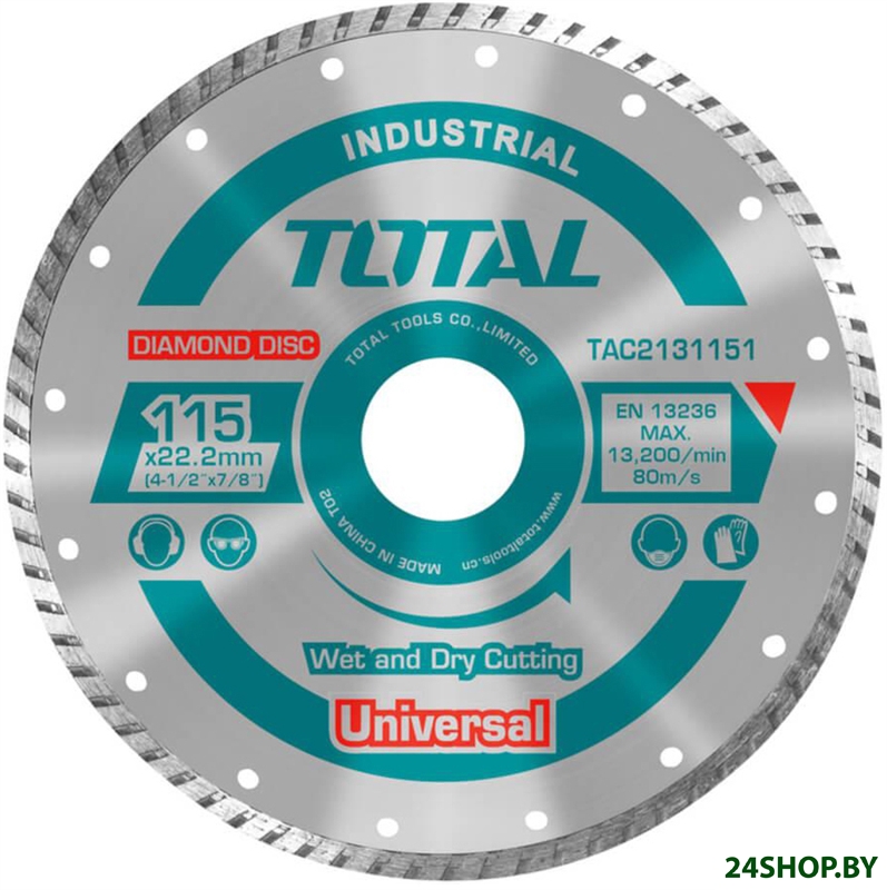Отрезной диск алмазный Total TAC2131151 Отрезной диск алмазный Total TAC2131151