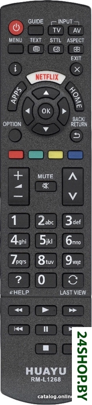 Пульт ДУ Huayu RM-L1268 (для телевизоров Panasonic) Пульт ДУ Huayu RM-L1268 (для телевизоров Panasonic)