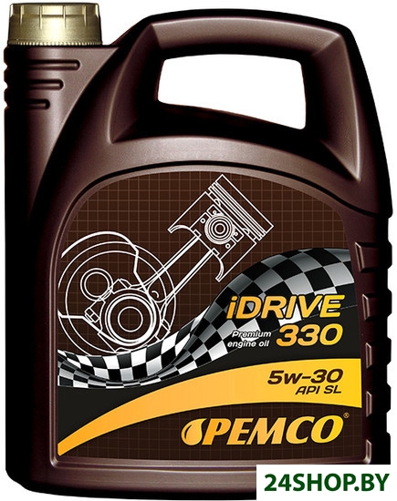 Моторное масло Pemco iDRIVE 330 5W-30 API SL 5л Моторное масло Pemco iDRIVE 330 5W-30 API SL 5л