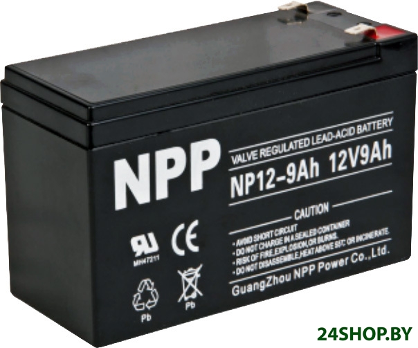 Аккумулятор для ИБП NPP NP 12-9.0 (12В/9.0 А·ч) Аккумулятор для ИБП NPP NP 12-9.0 (12В/9.0 А·ч)