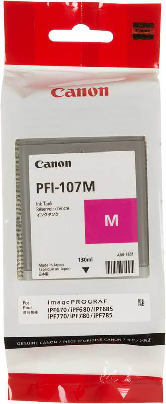 Картридж Canon PFI-107M Картридж Canon PFI-107M