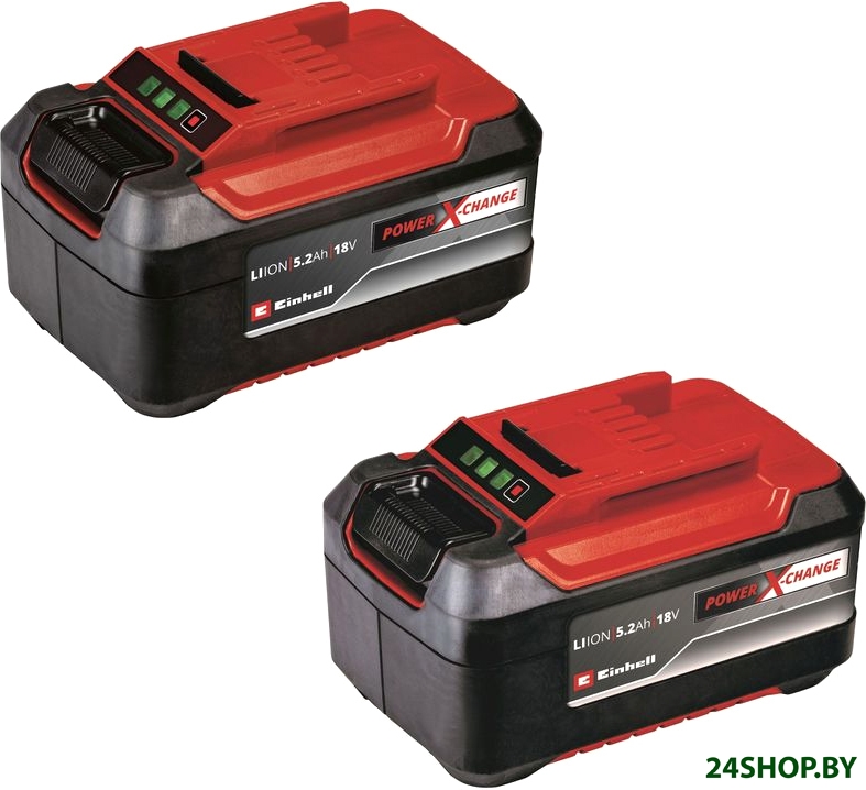 Набор аккумуляторов Einhell Twinpack 4511526 (18В/5.2 Ah) Набор аккумуляторов Einhell Twinpack 4511526 (18В/5.2 Ah)