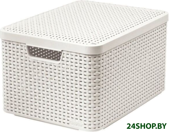 Ящик для хранения Curver Style 30L 205862 (кремовый) Ящик для хранения Curver Style 30L 205862 (кремовый)