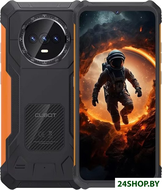 Телефон Cubot KingKong ES 6GB/128GB (черный/оранжевый) Телефон Cubot KingKong ES 6GB/128GB (черный/оранжевый)