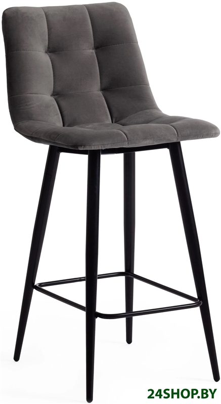 Стул TetChair Chilly mod.7095пб (серый barkhat 26/черный) Стул TetChair Chilly mod.7095пб (серый barkhat 26/черный)