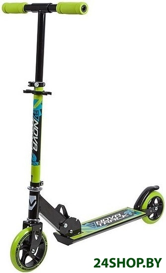 Самокат NOVATRACK Jungle 145S.JUNGLE.BGN9 (черный/зеленый) Самокат NOVATRACK Jungle 145S.JUNGLE.BGN9 (черный/зеленый)