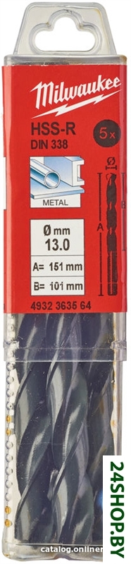 Набор сверл Milwaukee 4932363564 (5 предметов) Набор сверл Milwaukee 4932363564 (5 предметов)