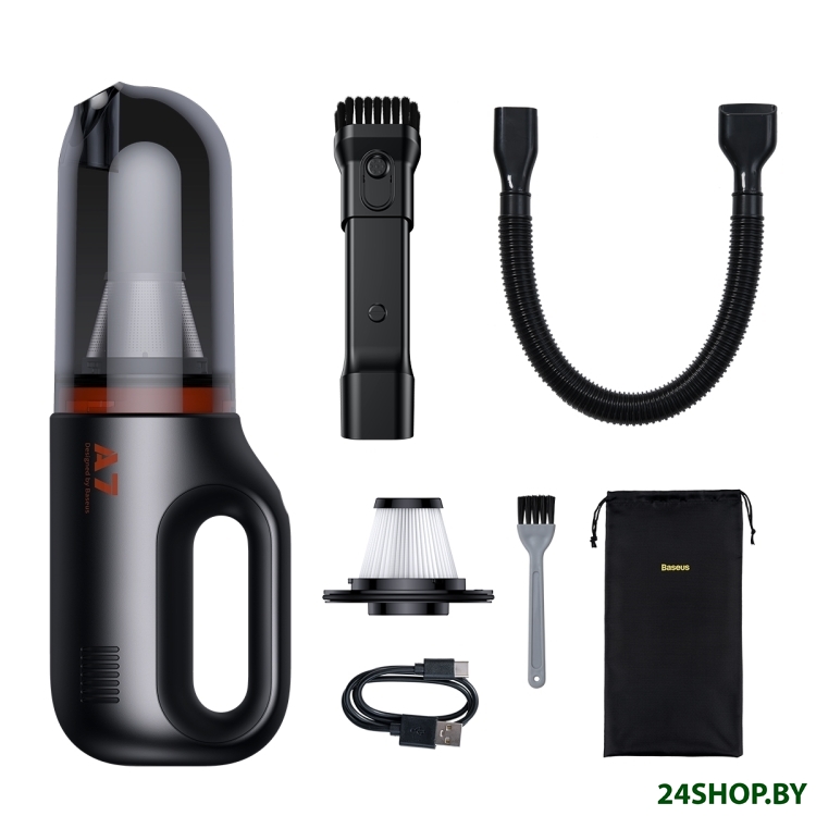 Автомобильный пылесос Baseus Baseus A7 Cordless Car Vacuum Cleaner (темно-серый) Автомобильный пылесос Baseus Baseus A7 Cordless Car Vacuum Cleaner (темно-серый)