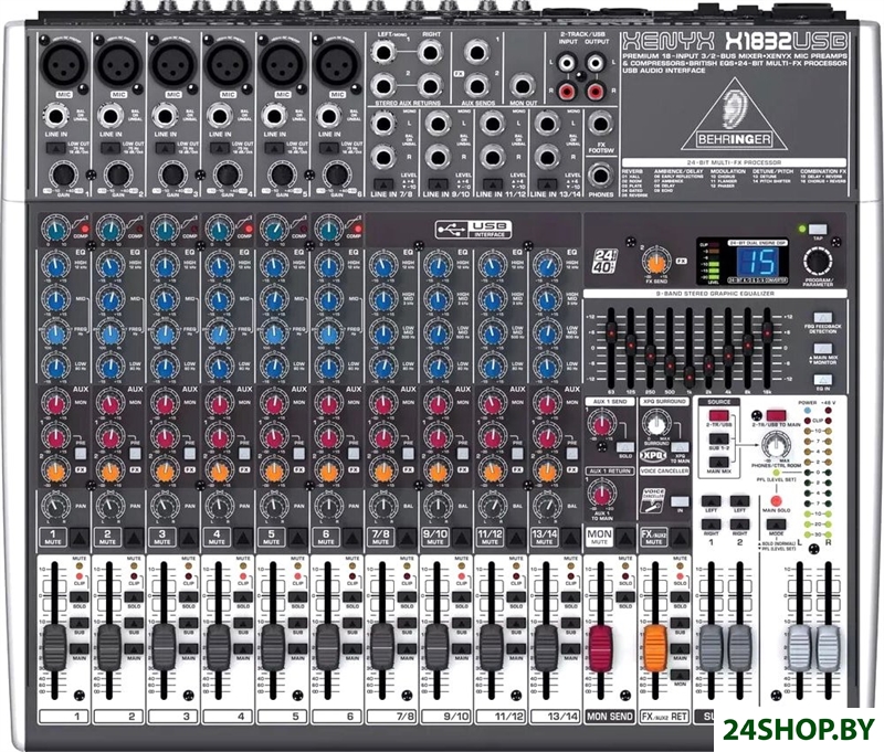 Микшерный пульт Behringer Xenyx X1832USB Микшерный пульт Behringer Xenyx X1832USB